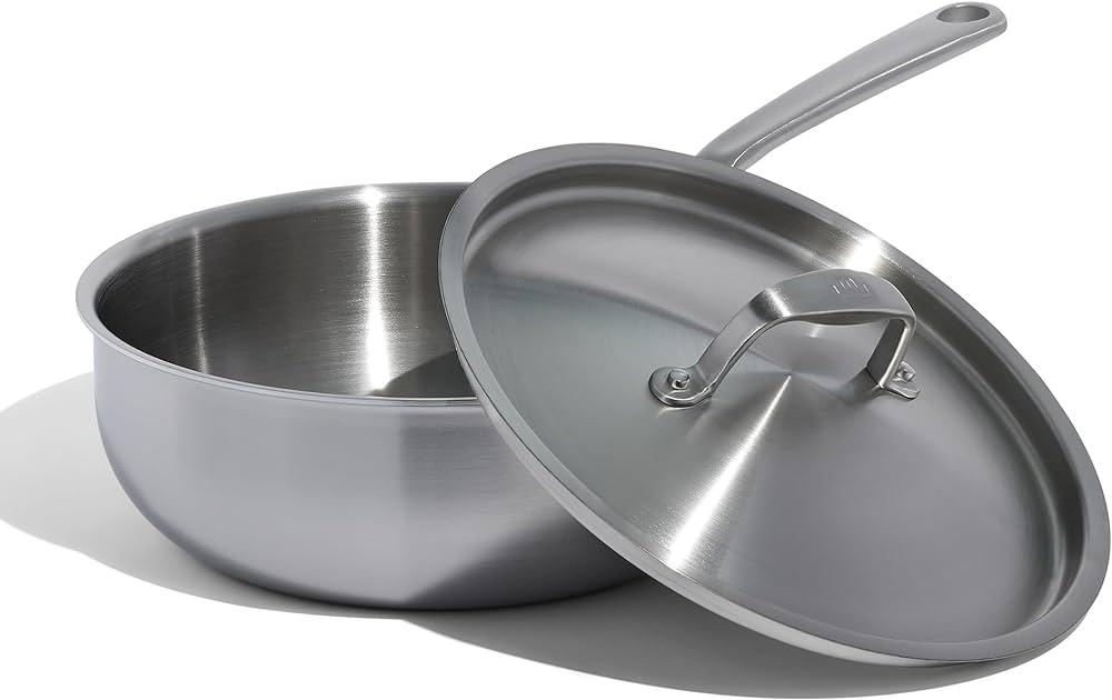 3 Quart Stainless Steel Saucier