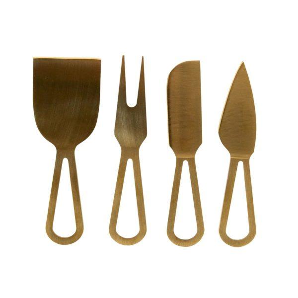 McGee & Co. Golden Charcuterie Knife Set