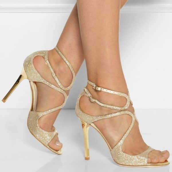 Patent Strappy Sandals