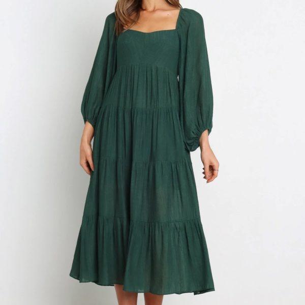 Petal and Pup Salma Dress Emerald