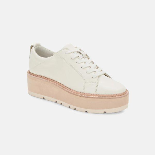 Dolce Vita Toyah Sneakers In White Leather